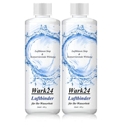 Wark24 Air Binder Bubble Stop 400g - Air Bubble Stop for Waterbed Mattresses - Preservative Effect - Air Binding in Waterbeds (2-Pack)