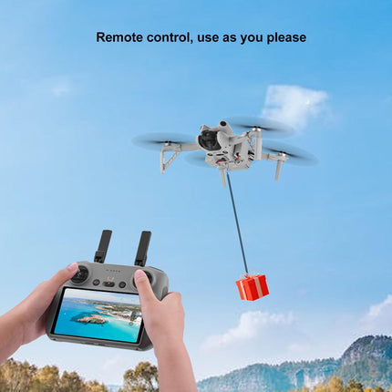 RC Drone Airdrop System for 4 Pro Drones, Lightweight, Robust, Safe, with 100G Payload, Easy Installation, USB Charging