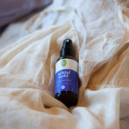 PRIMAVERA Sleep Well Pillow Spray organic 30 ml - Textile and room fragrance with lavender, vanilla, and neroli - aromatherapy - soothing - vegan