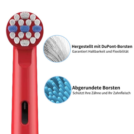 Pack of 16 children's brush heads compatible with Braun Oral B children's electric toothbrush, ultra soft bristles.