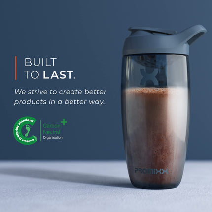 Promixx PURSUIT Protein Shaker – 700ml Premium Shaker for Protein Powder, Supplements &amp; Pre-Workout – Leak-Proof, BPA-Free, Easy to Clean – Seaweed Green