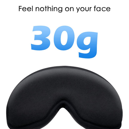 Sleep mask for side sleepers, 3D sleep mask for men, women, soft and breathable eye mask, 100% light-blocking sleep mask with adjustable strap for travel