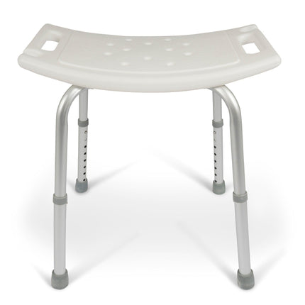Dunimed Shower Stool - Height-Adjustable Shower Chair 39-52cm - Anti-Slip Shower Seat - Shower Aid - Bath Seat (Without Backrest)