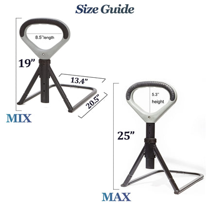 EASACE bed guard rail, bed rail, side protection, stand-up aid bed rail height adjustable, bed safety handle to support mobility in bed for the elderly