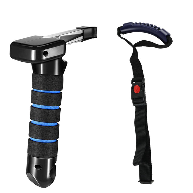 QINGYIWL 2 Pack Car Entry Aid, Car Door Handle for Elderly People, Standing Aid for Seniors, Car Exit Aid for Seniors, Disabled and Injured (Blue)