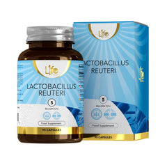 LN Lactobacillus Reuteri | 90 Probiotic Lactobacillus Reuteri Capsules – 5 Billion CBU L-Reuteri per Serving | High-Dose L-Reuteri Supplement | GMO-, Gluten-, and Allergen-Free