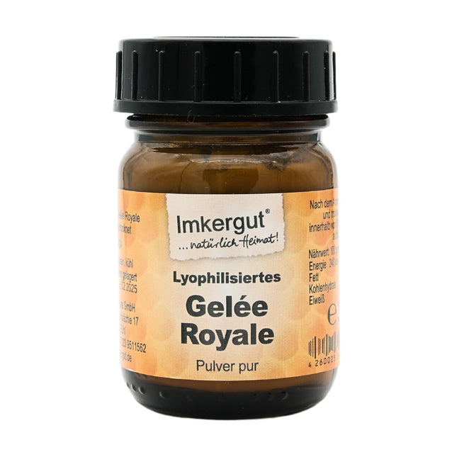 Imkergut Organic Royal Jelly Powder | lyophilized royal jelly | gently freeze-dried | 30g