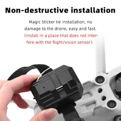 Focket 164 Foot Drone Airdrop System, 2.4G Drone Clip Remote Control Object Launcher, Holds Up To 1.65 Lb Universal Drone Thrower Remote Control Dispenser Delivery Kit Drone Drop Release