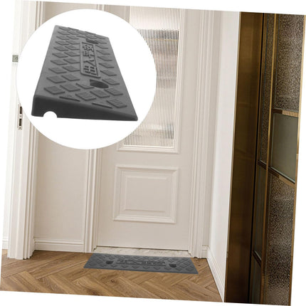 ULTECHNOVO 2 Pack Threshold Ramps for Loading and Stairs – Easy-to-Install Robust Rubber Ramp for Vehicles and Wheelchair Access