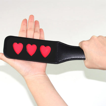SM paddle made of leather, bondage &amp; SM leather, SM paddle spanking, leather whip, paddle flogger cosplay sex toy, for couples fetish cosplay (love)