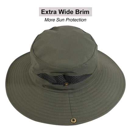 CAMOLAND Beekeeper Hat with Removable Mosquito Net for Outdoor Use, UV Protection, Army Green