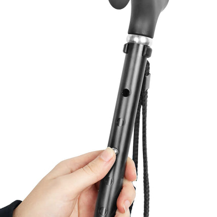 KMINA PRO - Folding Walking Stick, Height Adjustable, Elegant, Men Black, Aluminum, Women, Foldable
