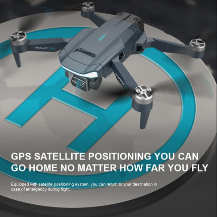 Gleto GPS Drone with 4K Dual Camera for Adults, Professional Drones with Brushless Motor, 60 Minutes Long Flight Time, Automatic Return Home, Follow Me, RC Quadcopter for Beginners