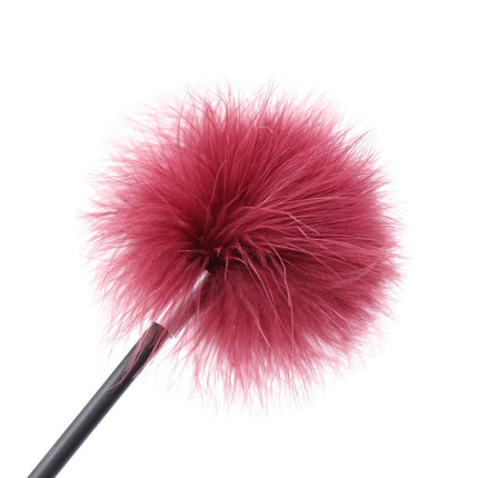Vielretude Red Feather Feather Clitoris Flogger Whip Erotic Paddle Bondage Fetish Extreme Sex Toy Whip Flogger