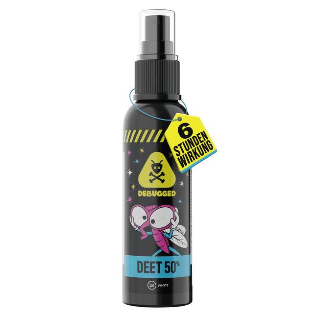 DEET 50% Mosquito Repellent &amp; Tick Repellent - Mosquito Repellent for Tropical and Outdoor Use - Insect Repellent against Mosquitoes, Ticks &amp; Mosquitoes - 100ml