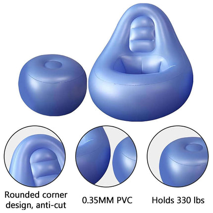 Inflatable BBL Mattress for Post Surgery Recovery – Waterproof PVC, Foldable Storage, Enhanced Comfort for Brazilian Butt Lift Recovery and Sleeping
