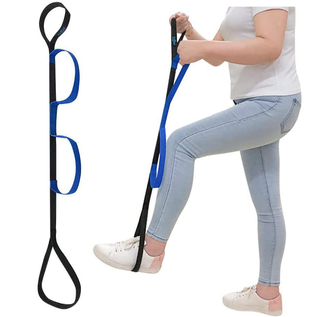 YANAZY Long Leg Lift Strap Rigid Foot Lift, Leg Lift Mobility Aid for Bed, Leg Lift After Hip Replacement Disabled Traction Straps Recovery for Wheelchair, Bed, Car, Couch, 40 Inch