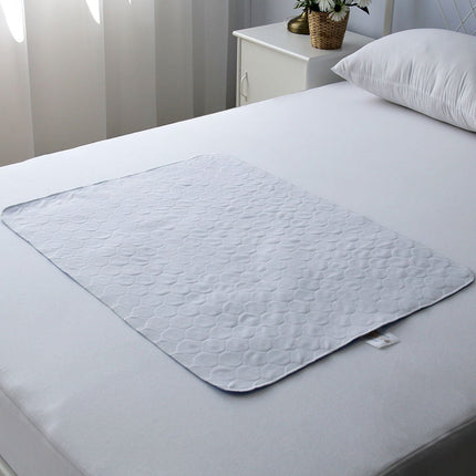 Bedecor 2 Pack Washable Incontinence Pads 70x90cm, Incontinence Mattress Protector, Incontinence Bed Pad Washable &amp; Waterproof Breathable (Blue)