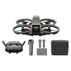 DJI Avata 2 Fly More Combo (3 batteries), FPV drone with 4K camera, 69 minutes max. flight time, acrobatics at the touch of a button, camera drone with Goggles 3 and RC Motion 3, with propeller guards