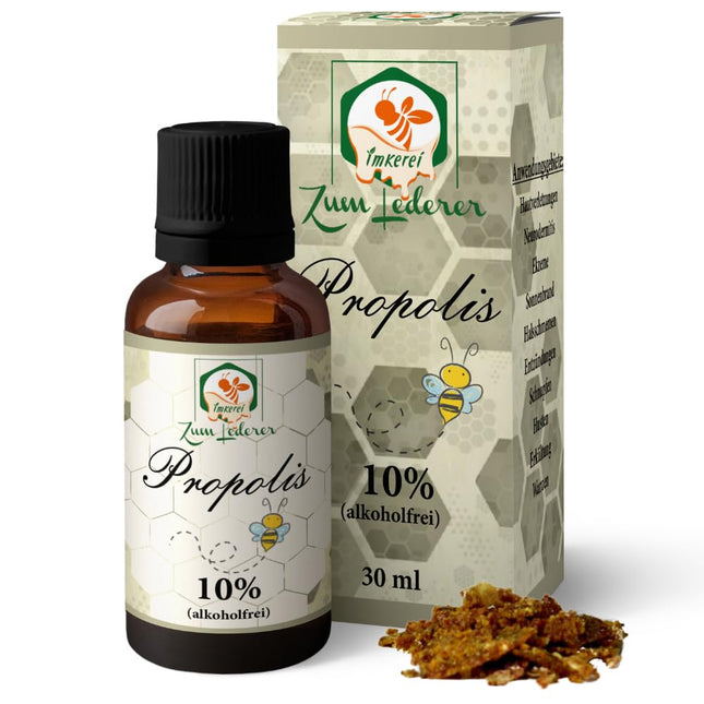 Propolis drops without alcohol, also suitable for children and animals – 30ml – Pure propolis extract from beekeepers in Germany – no additives