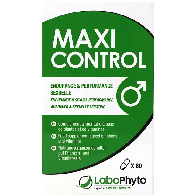Labophyto MaxiControl Delay Capsules – Supplements for maximum self-confidence and long-lasting intimacy – natural dietary supplement for men who want more – 60 capsules