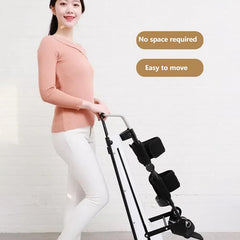 DWSSX Electric Knee Exercise Massager, Continuous Passive Movement Machine, Rehabilitation Equipment for Knee, Ankle, Hip Joint, and Legs, Exercise Physiotherapy (L/175-185cm)
