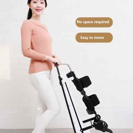 DWSSX Electric Knee Exercise Massager, Continuous Passive Movement Machine, Rehabilitation Equipment for Knee, Ankle, Hip Joint, and Legs, Exercise Physiotherapy (L/175-185cm)