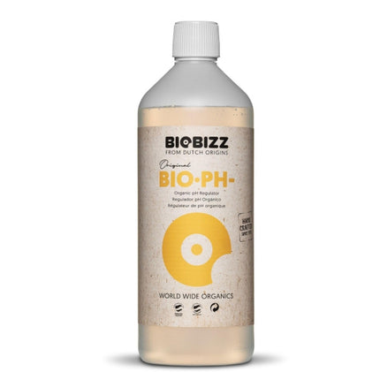 Weedness BioBizz pH+ Plus 250 ml + pH- Minus 250 ml Liquid - pH-reducer fertilizer plants grow cultivation indoor down granules tomatoes lawn orchids