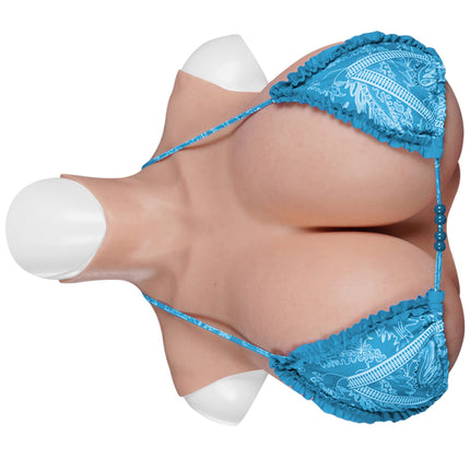 EQAIWUJIE Huge Breast Plate Z Cup Silicone Breast Forms for Crossdresser Cosplay Drag Queen (Color 1, Z Cup)