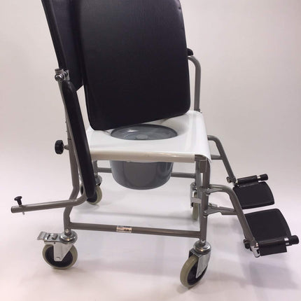 Mobile commode chair TSF from Trendmobil on wheels NEW for professional care commode chair