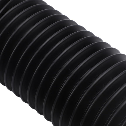 Rain Gutter Downspout Extension, Flexible Downspout Extension, Diverter, PE, Extendable Drain Extension for Villa Outdoor, Round, 20 to 59 inches (BLACK)