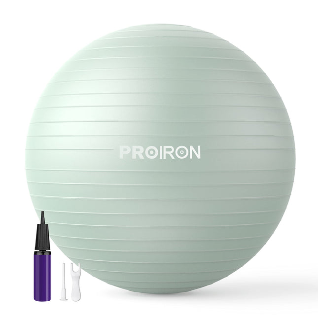 PROIRON Exercise Ball Pezzi Ball Seat Ball Training Ball Fitness Ball &amp; Balance for Core Training with Pump Anti Burst Pilates Ball Robust for Adults Office Pezzi Balls Exercise Balls