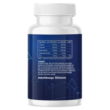 Oralxon Capsules for Men – High Dosage – Natural Formula with Maca &amp; L-Arginine – Extra Strong for Men. Immediate Effect – Support for Men without Artificial Additives, 20 Capsules