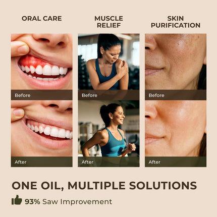 Gya Labs Clove Essential Oil for Teeth &amp; Gums - 100% Natural Clove Oil for Oral Care, Hair, Skin, Earthy, Spicy Scent (10 ml)