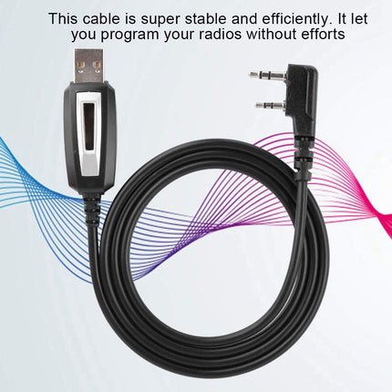 Walkie Talkie programming cable with CD driver for GT 3 UV 82 BF 888s
