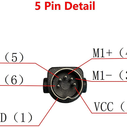 Huachuang Recliner Hand Control, Controller, Recliner Motr Control, 2 Buttons, 5 Pin, 1 Motor Controller, DIY for Okin LIMOS Recliner, Chair or Lift Easy to Use