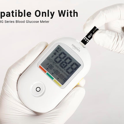 EUROPAPA® Blood Glucose Test Strips 100 PCS for Blood Glucose Level Control, Diabetic Test Strips for Diabetes and Glucose Monitoring, Test Strips Applicable EUROPAPA BG Series Blood Glucose Meter