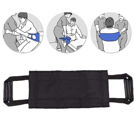 Patient Lifting Slings-Patient Elderly Transfer Belt Wheelchair Bed Care Lift Belt with Handles