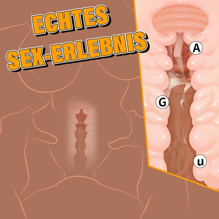 YQlove Realistic Dildo - Realistic Liquid Silicone Dildo, 22CM Perfect Size, Soft Two Layers with Real Veins and Bulging Testicles, Anal Dildo Sex Toy for Women and Men