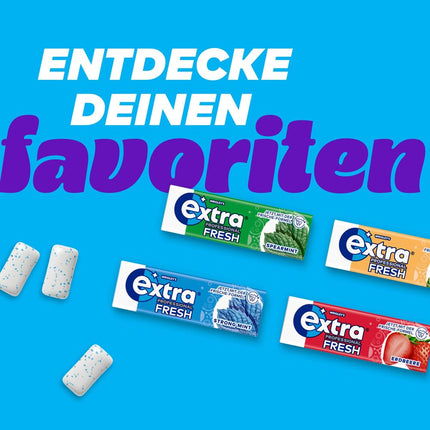 Extra Professional Chewing Gum, Fresh Green Mint, 50 Dragees