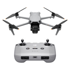 DJI Air 3S (RC-N3), drone with 4K camera, dual-camera drone with 1" CMOS wide-angle camera, 4K/60fps HDR video and 14 stops of dynamic range, 45 min maximum flight time, 20 km video transmission