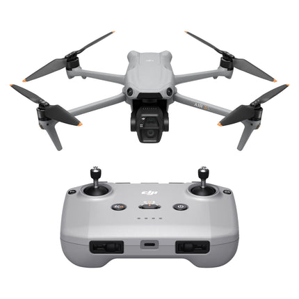 DJI Air 3S (RC-N3), drone with 4K camera, dual-camera drone with 1" CMOS wide-angle camera, 4K/60fps HDR video and 14 stops of dynamic range, 45 min maximum flight time, 20 km video transmission