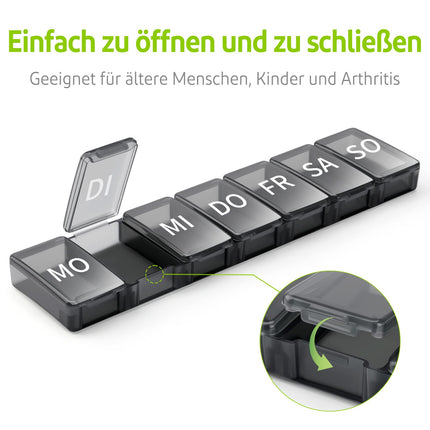 Opret pill box 7 days, pill box 7 days pill box tablets weekly box pill box 7 days tablets organizer for storing medications