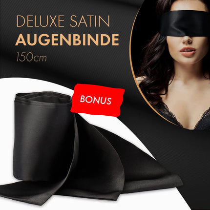 liebesfreunde® Bondage Set Bed Restraints Sex Toy for Couples I Extremely stable BDSM bondage set with bed restraints, handcuffs, blindfold