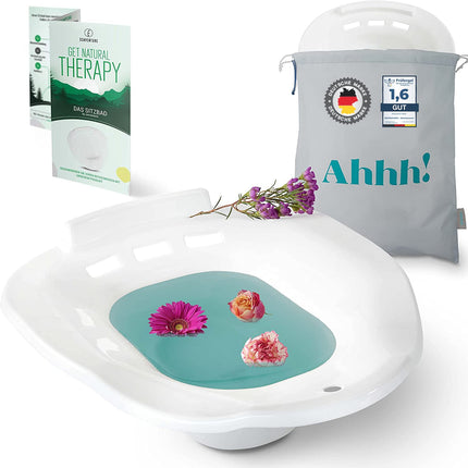 ZENVENTURE Sitz Bath - Premium Bidet Insert for the Toilet - Sitz Bath for the Treatment of Hemorrhoids - Practical Toilet Insert for Pregnant Women