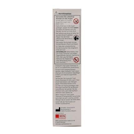 Mosquito med Lice Shampoo 2x 100ml - Fights head lice and nits | Fast and effective | Practical application | Lice remedy | Lice treatment | Value set plus Pharma Perle giveaway