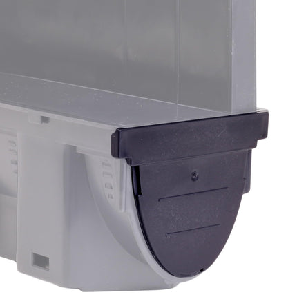 VERDONE slotted gutter, drainage gutter, drain gutter outside, patio gutter, aluminum edge, floor gutter B125 KG pipe, yard drain (1x front plate)