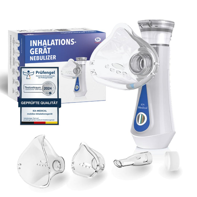 IEA Medical inhalation device, inhaler, nebulizer, inhaler for children, inhalers for adults, inhaler for adults, mobile inhaler