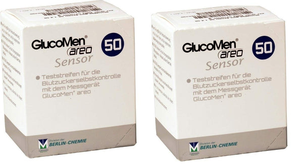 Glucomen areo test strips 2x50