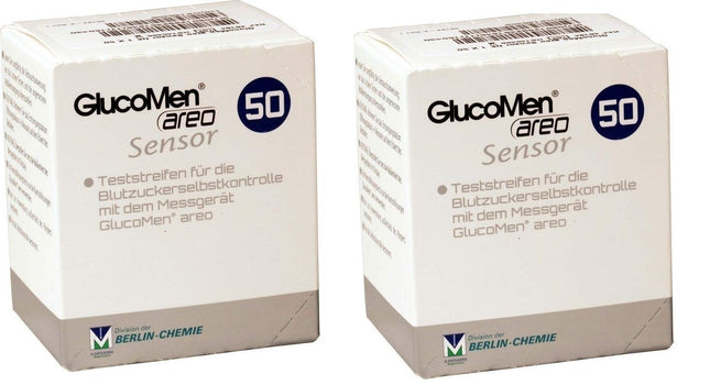 Glucomen areo test strips 2x50